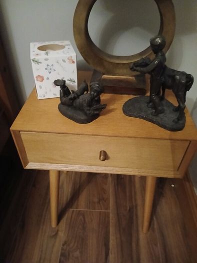 Bedside table Oak  New condition