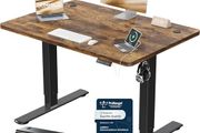 Electric Height-Adjustable Desk with USB Charging Port, 100 x 60 cm