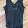 Black gymnastics one piece age 8 excellent condition! Image 2