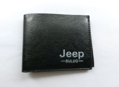 Jeep Black Leather Man Wallet
