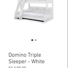 triple sleeper like new white