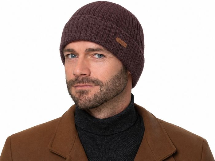 BARTS beanie with turnback hem