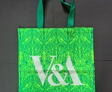 V&A London Green Birds & Branches Tote Bag C.F.A. Voysey Museum Shopper
