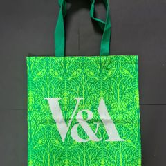 V&A London Green Birds & Branches Tote Bag C.F.A. Voysey Museum Shopper
