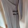 Sheego cross over grey long sleeve midi dress size UK14 EU42 Perfect condition Postage included Image 2