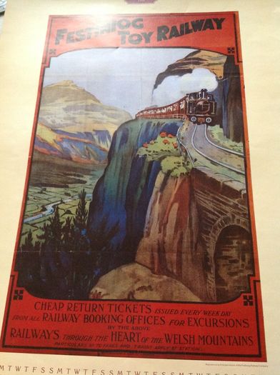 PRICE DROP-12 Vintage Advertising Prints- Railways