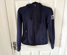 Gym + Coffee Zip up Hoodie XS