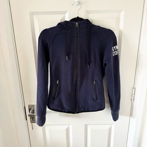 Gym + Coffee Zip up Hoodie XS