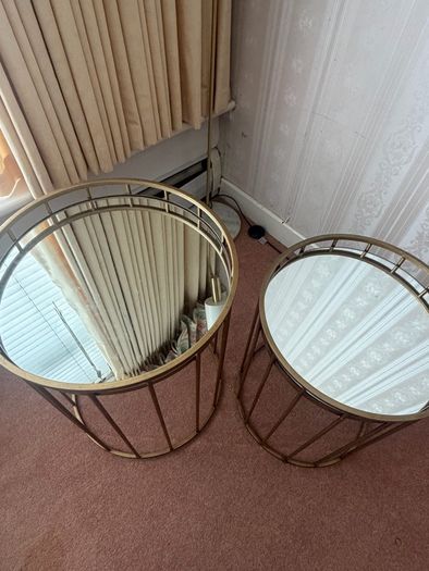 Gold Round Nest Tables