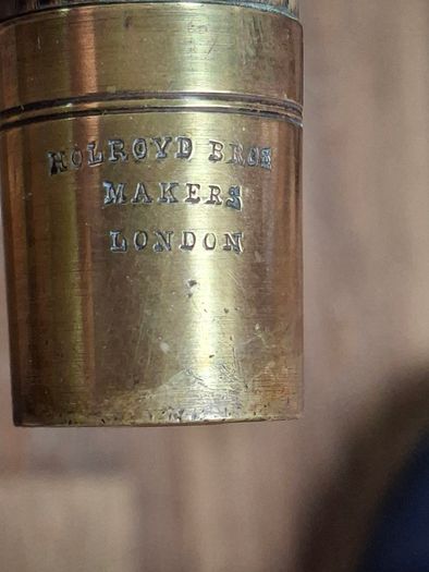 Antique 3 Piece Fishing Rod Holroyd Bros, Makers, London 1870 to1890 manufacturing timeline, Collection Only on this,