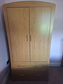 KUB nursery furniture set changing unit & wardrobe