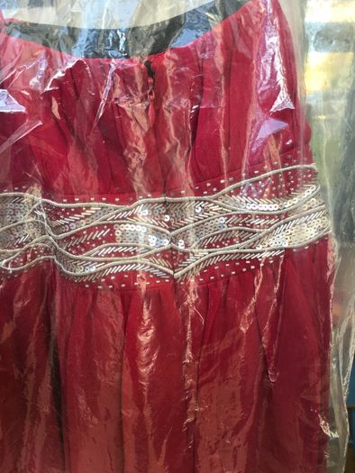 Evening dress/Debs dress strapless in fuschia, size 12