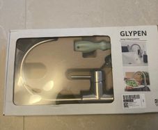 GLYPEN Mixer tap, stainless steel effect