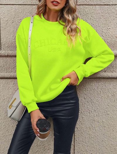 Neon sweatshirt size S