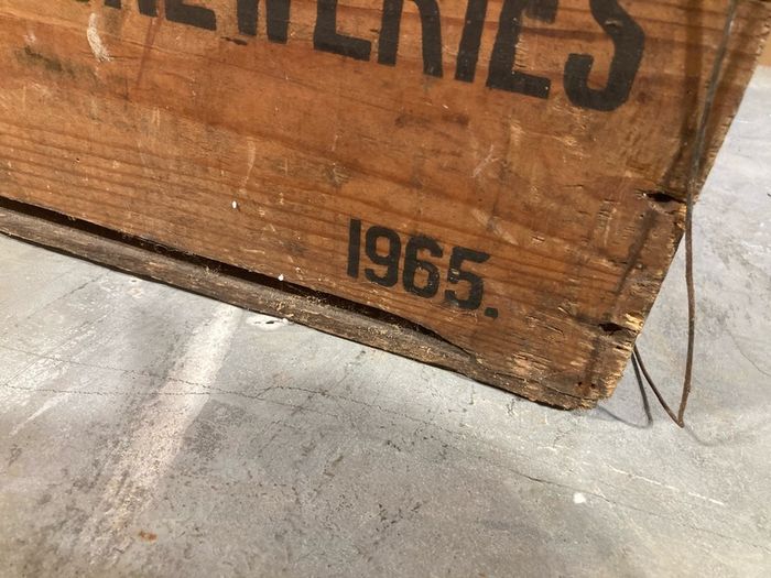 Old 1965 Beer Crate