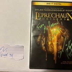 Leprechaun Origins DVD signed by Dylan Hornswoggle Postl WWE
