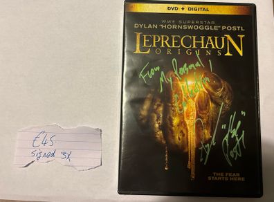 Leprechaun Origins DVD signed by Dylan Hornswoggle Postl WWE