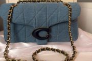 Coach Tabby 26, quilted denim