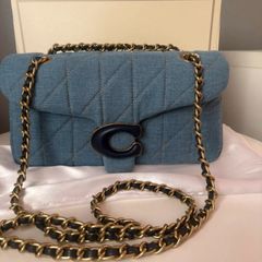 Coach Tabby 26, quilted denim