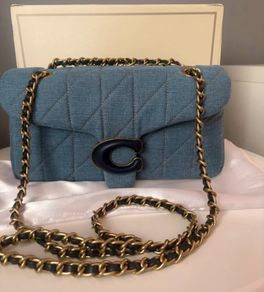 Coach Tabby 26, quilted denim