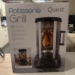 Brand New Quest 21L Vertical Rotisserie Grill & Kebab Maker