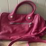 Longchamp cross body bag deep purple leather Longchamp maroon leather bag mid size Image 7