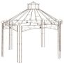 Garden Pavilion Antique Brown 558x350x408 cm Iron Image 5