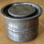Antique Pewter Ships Capstan Inkwell Image 2