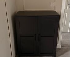 black cabinet