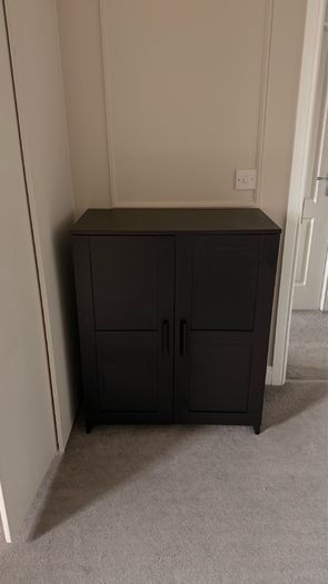 black cabinet