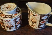 Arklow Pottery Kildare pattern sugar bowl &amp; milk jug