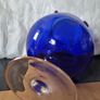 Large vintage Bohemia glass goblet Image 6