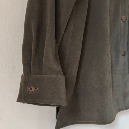 Women's Khaki Suede Shirt/jacket, Size M