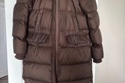 Marc o'Polo brown down puffer coat size 8