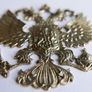 Vintage Bronze large Romanov Crest Image 3
