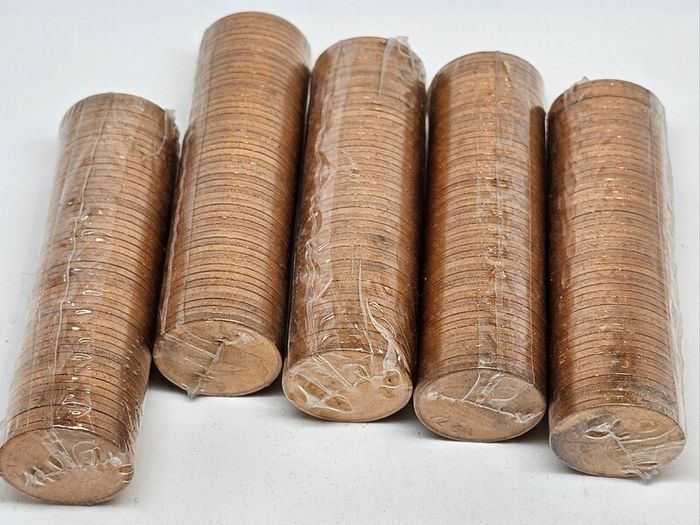 Ireland 1971 1/2p Half Penny Coin Roll Original Sealed