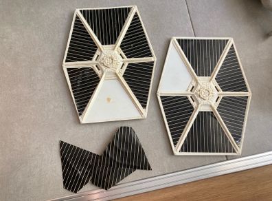vintage star wars tie fighter wings