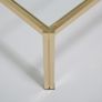Vintage Pair of Brass and Glass Side Tables, Italy, 1970s Image 10