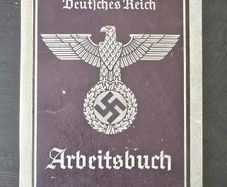 WWII German Arbeitsbuch Labor Book