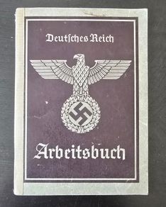 WWII German Arbeitsbuch Labor Book