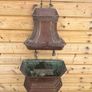 Antique French Copper Wall Water Fountain Image 4