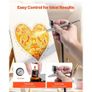 Airbrush Kit, 1/6 HP, Air Brush Kit with Air Compressor, 1 Dual-Action Professional Airbrush with 3 Tips, Hose, Acrylic Paint, Brush, Low Noise, for Cake Decorating, Model Painting, Nail Art Image 6