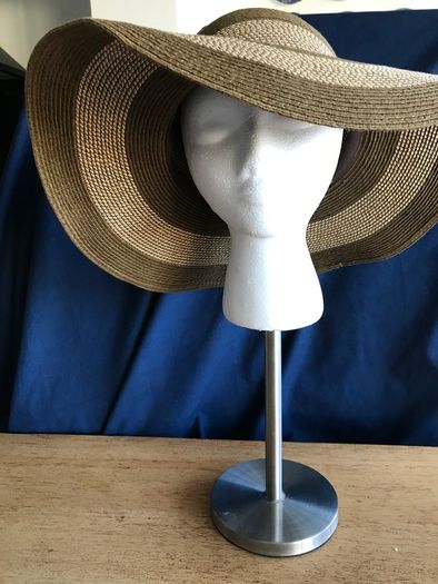 Brown /Beige Stripe Design Hat