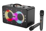 Beat Bass Bluetooth Speaker With 2 Wireless Mic