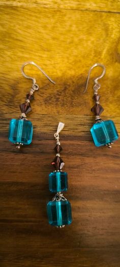 Swarovski crystal Sterling silver 925 set