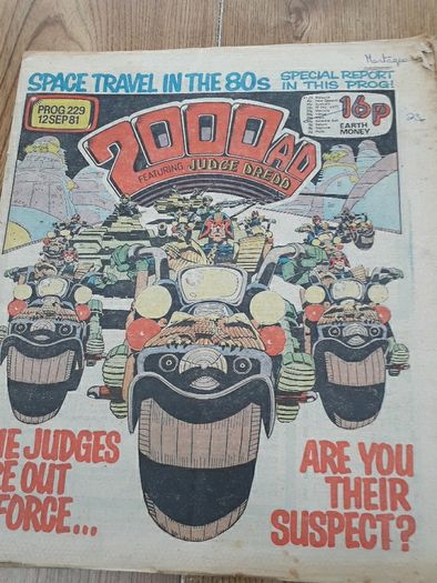 2000AD progs in the 200s.