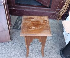 vintage wooden occasional table