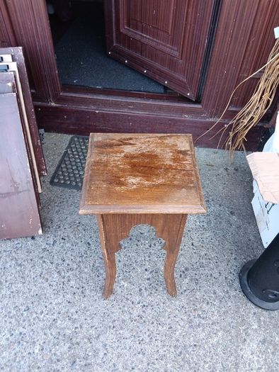 vintage wooden occasional table