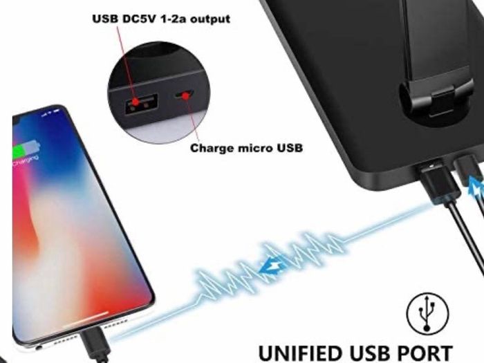 Eye caring Table Lamp,Dimmable Bedside lamp with USB Charging Port, 5 Light Modes x 10 Brightness Levels,Touch Control