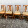 Antique Chairs x 4 - Art Deco Style Image 2
